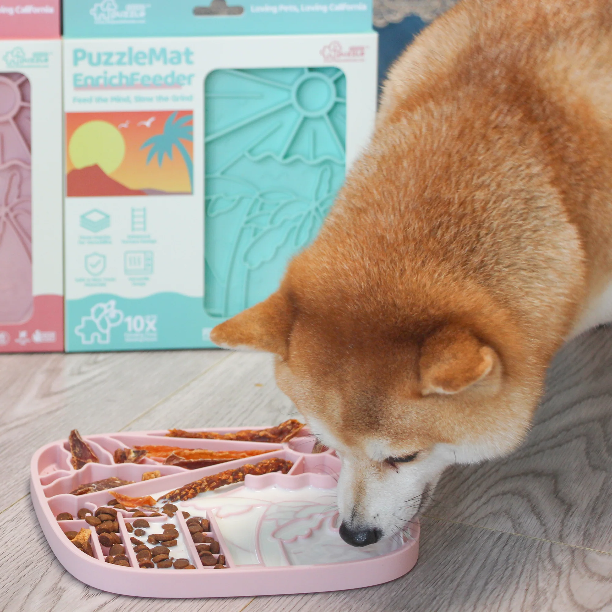 California Themed Lick Mat - Slow Feeding Mat - Image 10