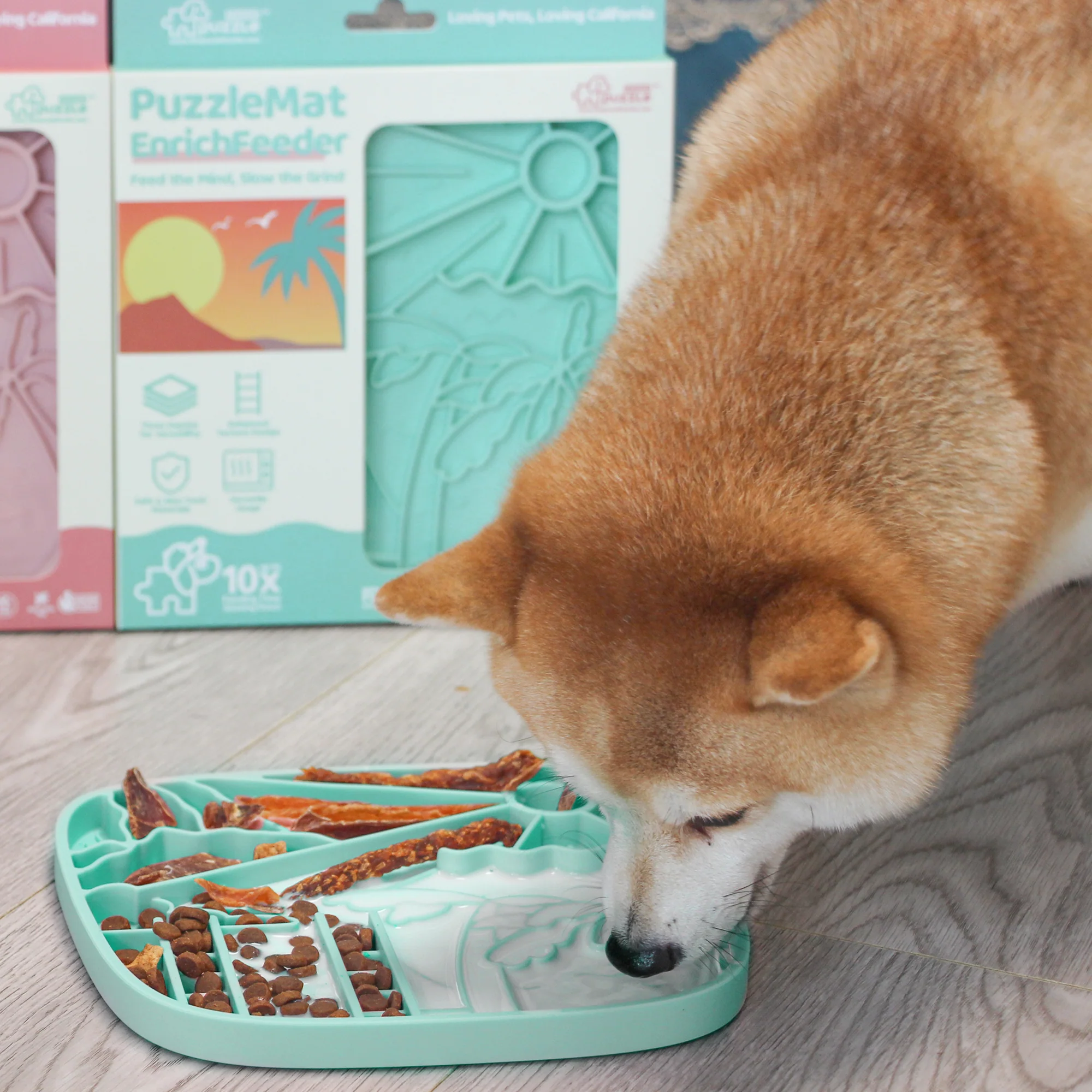 California Themed Lick Mat - Slow Feeding Mat - Image 9