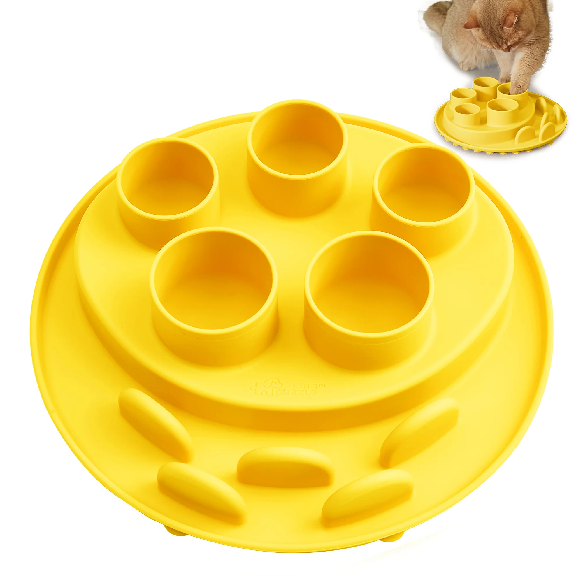 Puzzle Digger - For Cat Hunting Instinct (Wheat-Yellow) - Image 5