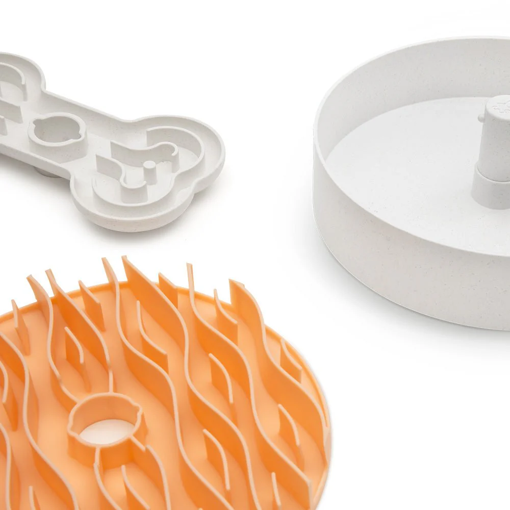 Puzzle Feeder™ Wave - Slower than a Slow Feeder - For Dogs (Pink) - Image 6