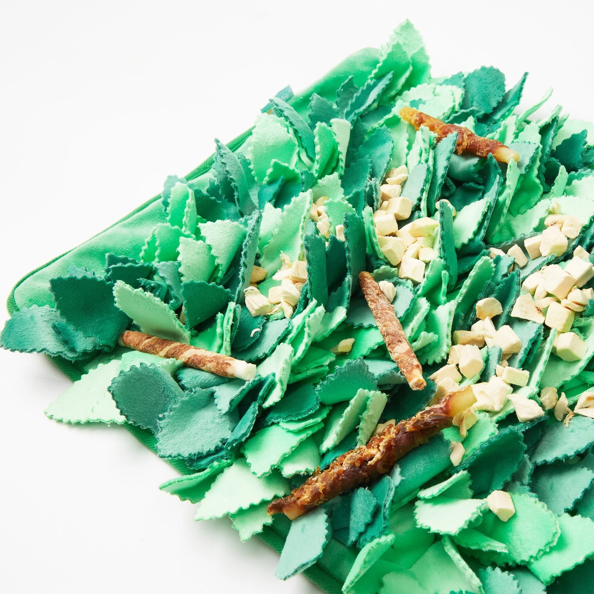 Dog Puzzle Grass Sniffle Mat - Hide, Seek, Feast! (Green) - Image 4