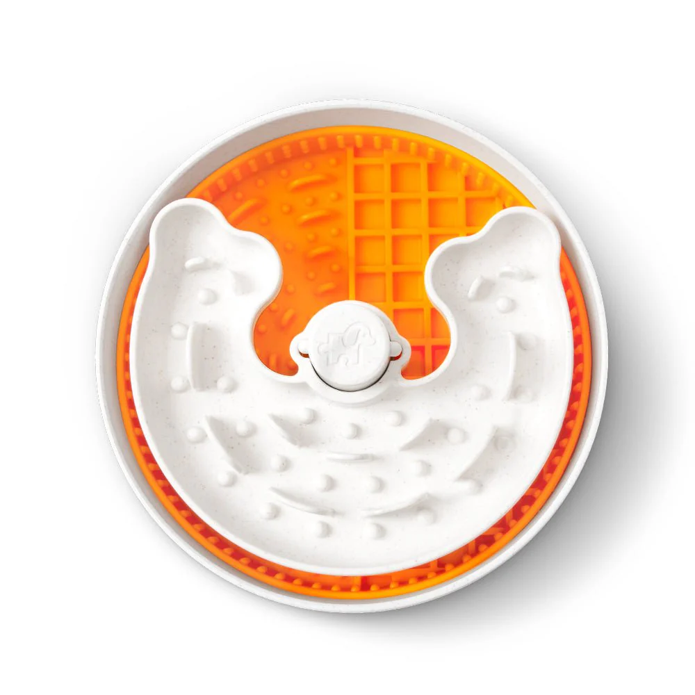 Dog Puzzle Licker Junior - Triple Textures, Triple Fun - for S/M Breeds (Orange) - Image 4