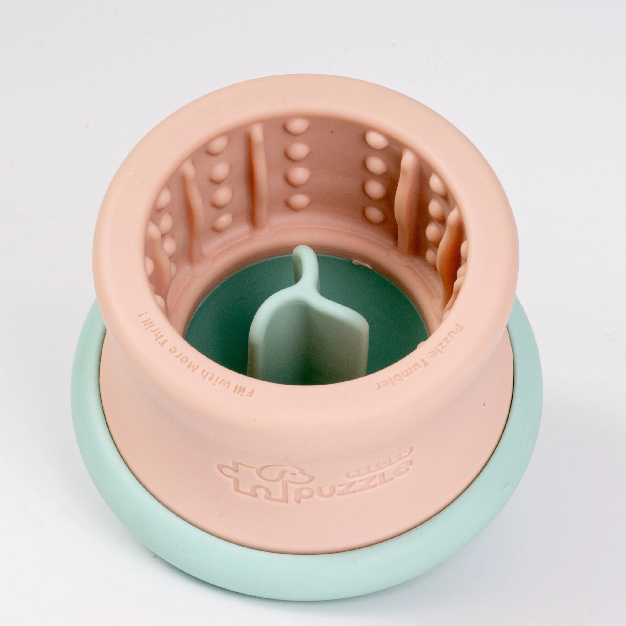 Dog Puzzle Tumbler - Puzzle Feeder Enrichment Toy (for L/XL Pups) - Image 3