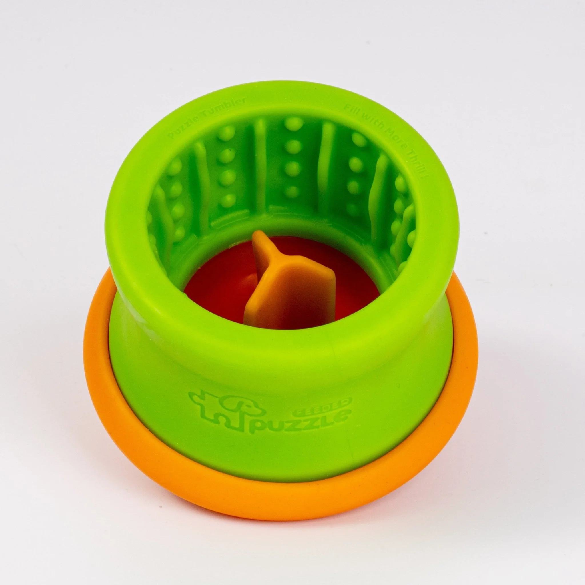 Dog Puzzle Tumbler M - Puzzle Feeder Enrichment Toy (for S/M Breeds) - Image 4